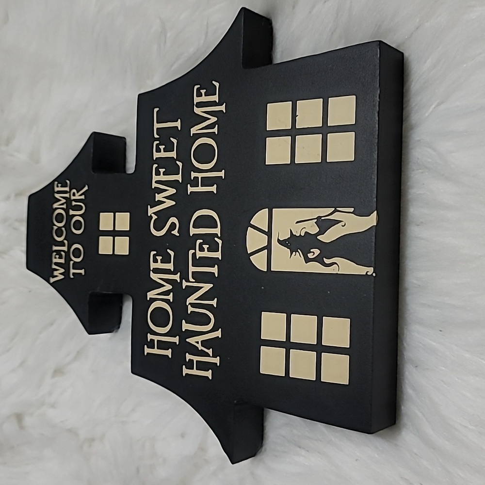 Home Decor- Halloween Composite Wood  Plaque/Sign